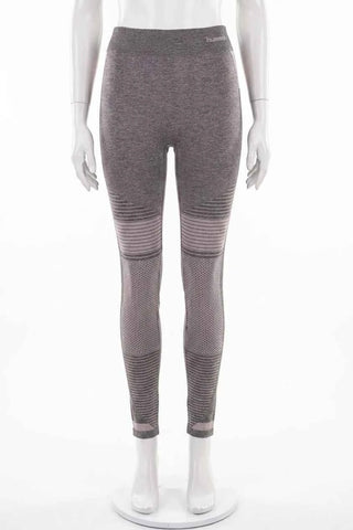 Damskie legginsy bezszwowe Hummel Szary