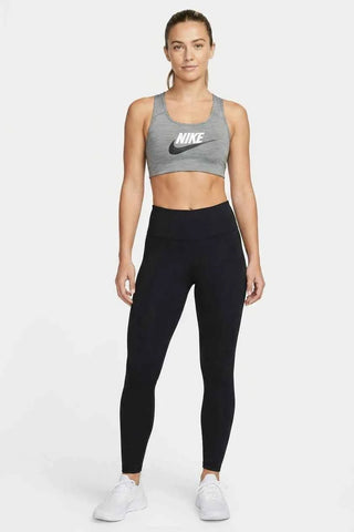 Damski biustonosz sportowy Nike Szary Melanż