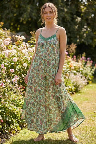 Damska Letnia Sukienka Maxi w Kwiaty