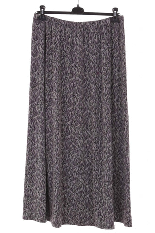 Dluga Spodnica Maxi w Roslinny Wzor