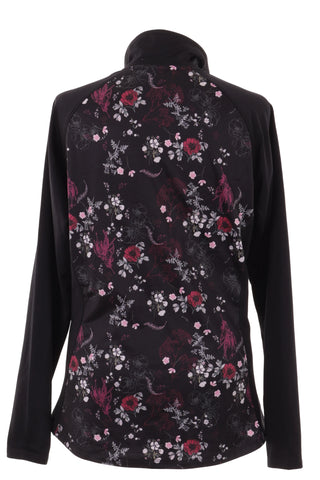 Damska Bluza Rozpinana w Kwiaty