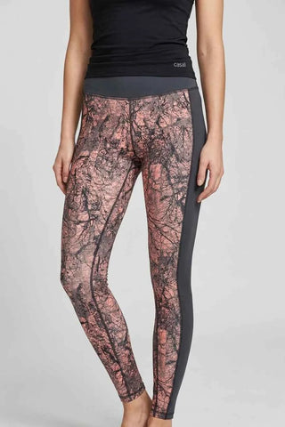Damskie Legginsy Casall w Rozowy Wzor