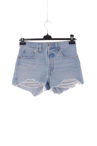 Damskie Szorty Jeansowe Levi's z Przetarciami