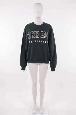 Zielona Bluza Oversize North East University