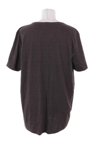 Klasyczny Ciemnoszary T-shirt Męski Lindbergh