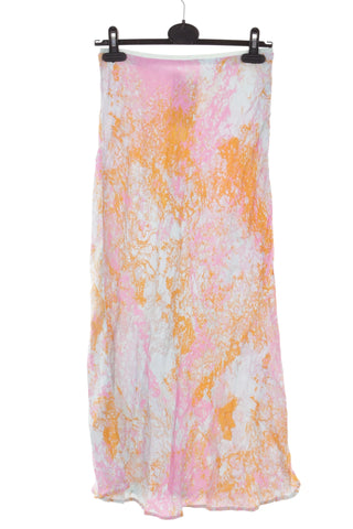 Damska spódnica midi w marmurkowy wzór