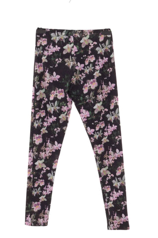 Damskie Leginsy Adidas w Egzotyczne Kwiaty