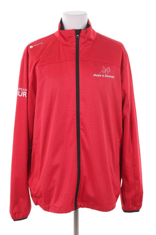 Męska Kurtka Golfowa Backtee Made in Denmark Czerwona