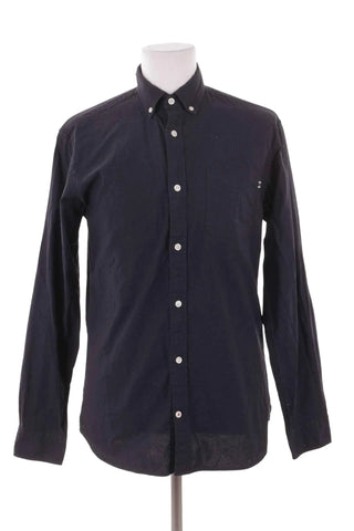 Męska Koszula Casualowa Button-Down Granatowa