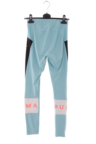 Sportowe legginsy damskie Puma niebiesko-czarne