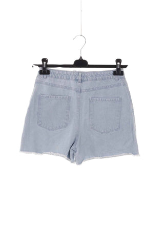 Damskie jasnoniebieskie szorty jeansowe z haftem Stitch