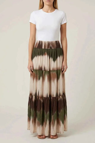 Dluga Sukienka Maxi Tie-Dye Boho