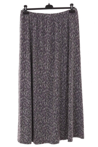 Dluga Spodnica Maxi w Roslinny Wzor