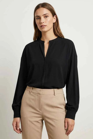 Elegancka czarna bluzka