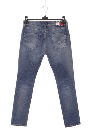 Męskie Jeansy Tommy Jeans Slim Fit Niebieskie