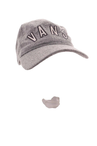 Szara Czapka z Daszkiem Vans z Haftowanym Logo