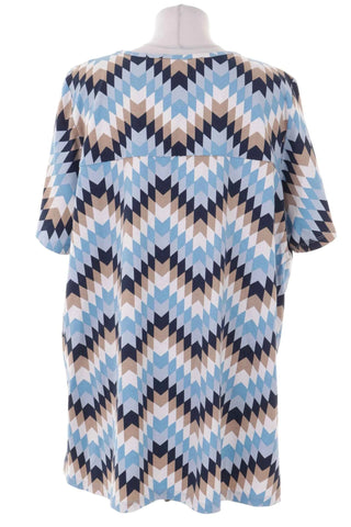 Damska Bluzka w Geometryczny Wzor Chevron