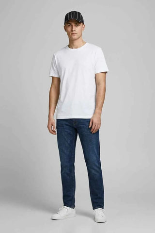 Męska Czapka z Daszkiem Jack & Jones Czarna w Paski