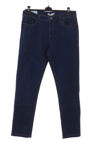 Damskie jeansy slim fit VRS model Clara, granatowe, r. 42