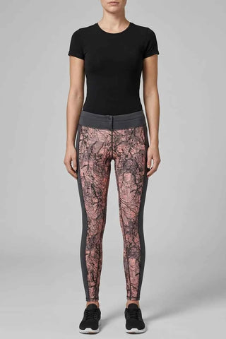 Damskie Legginsy Casall w Rozowy Wzor