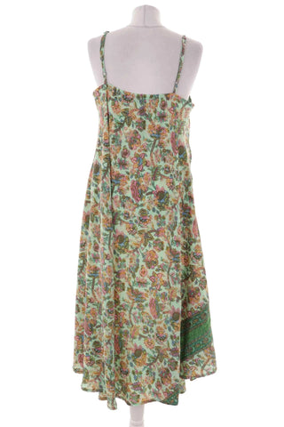 Damska Letnia Sukienka Maxi w Kwiaty