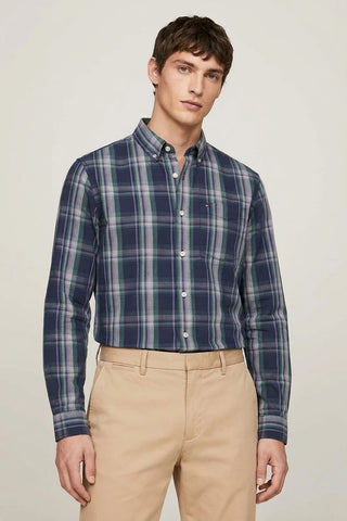 Męska koszula w kratę Tommy Hilfiger