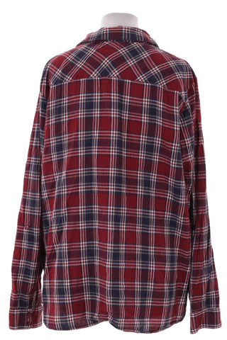 Damska Koszula w Kratę z Kieszeniami