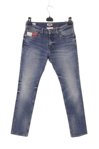 Męskie Jeansy Tommy Jeans Slim Fit Niebieskie