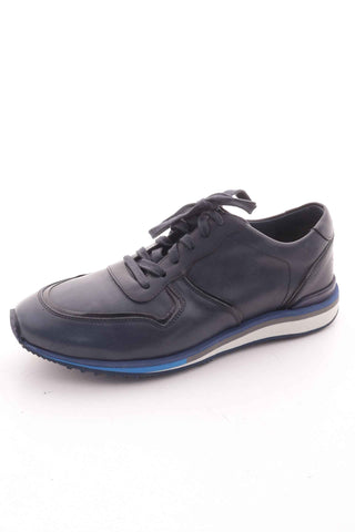 Buty granatowe skóra