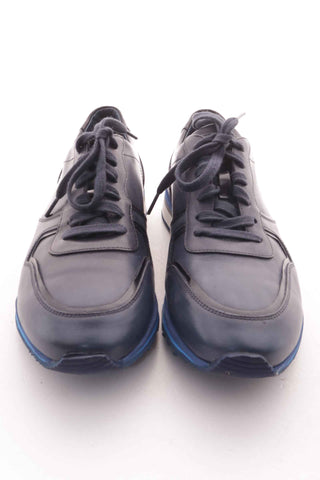 Buty granatowe skóra