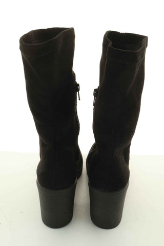 Buty czarne a'la zamsz