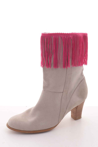 Buty beżowe skóra