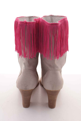 Buty beżowe skóra