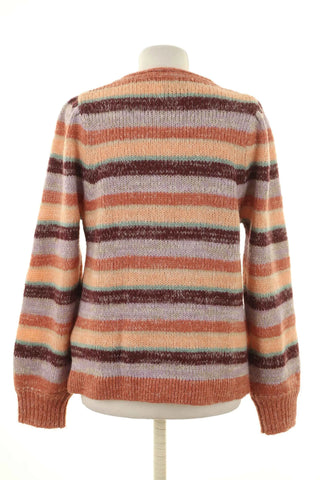 Sweter paski 15% wełna, 8% moher