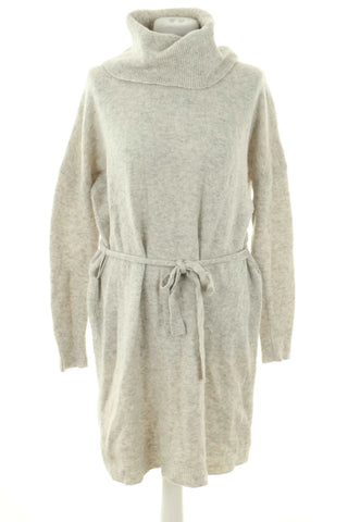 Sukienka szara 30% wełna , 10% alpaca