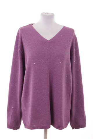 Sweter fioletowy
