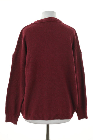 Sweter bordowy