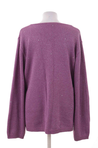 Sweter fioletowy