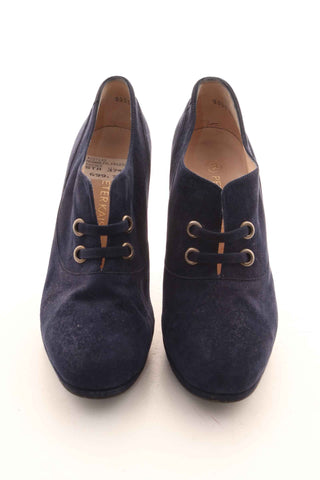 Buty granatowe zamsz