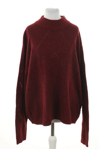 Sweter bordowy