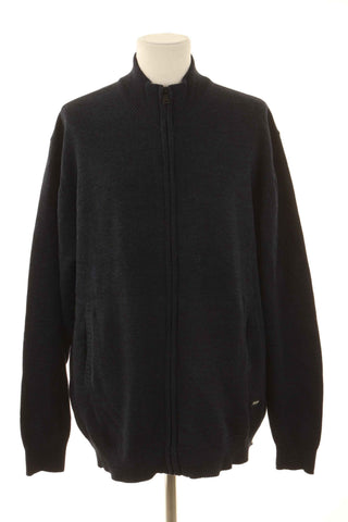 Sweter granatowy