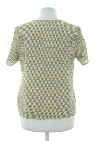 Bluzka wzorek 100% jedwab