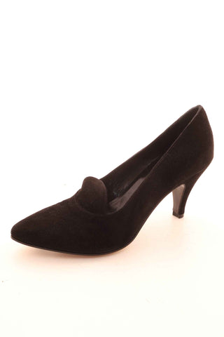 Buty czarne zamszowe