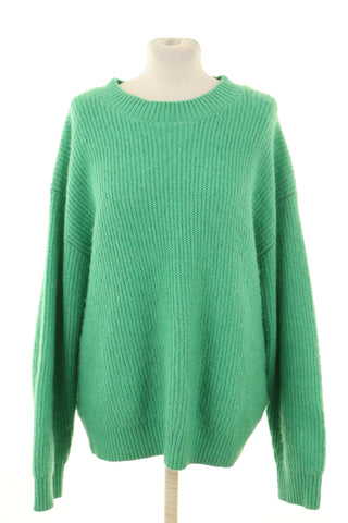 Sweter zielony 8% wełna