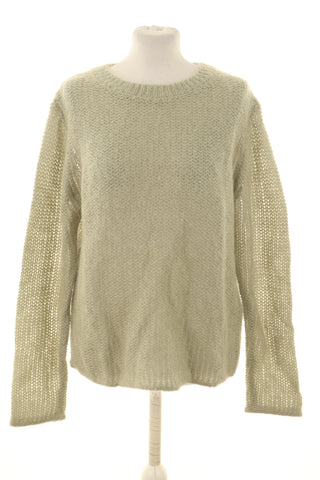 Sweter zielony 48% moher, 17% wełna