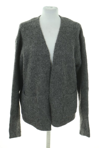 Sweter szary 8% alpaca, 4%wełna