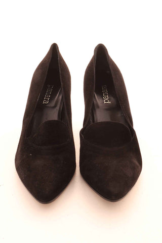 Buty czarne zamszowe