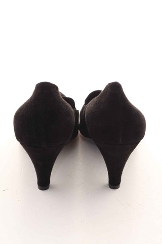 Buty czarne zamszowe