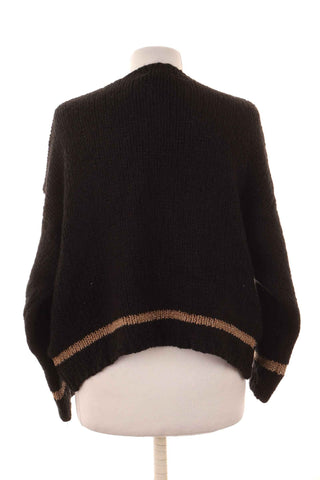 Sweter czarny 20% moher, 10% wełna