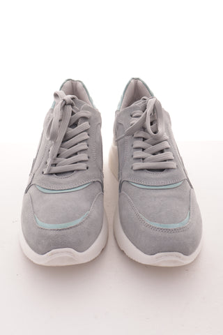 Buty szare 100% skóra